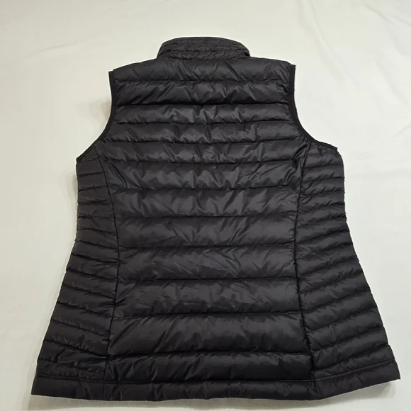 Patagonia Goose Down Puffer Vest Zip Up Black Women's Size Small Goosedown - Picture 7 of 7